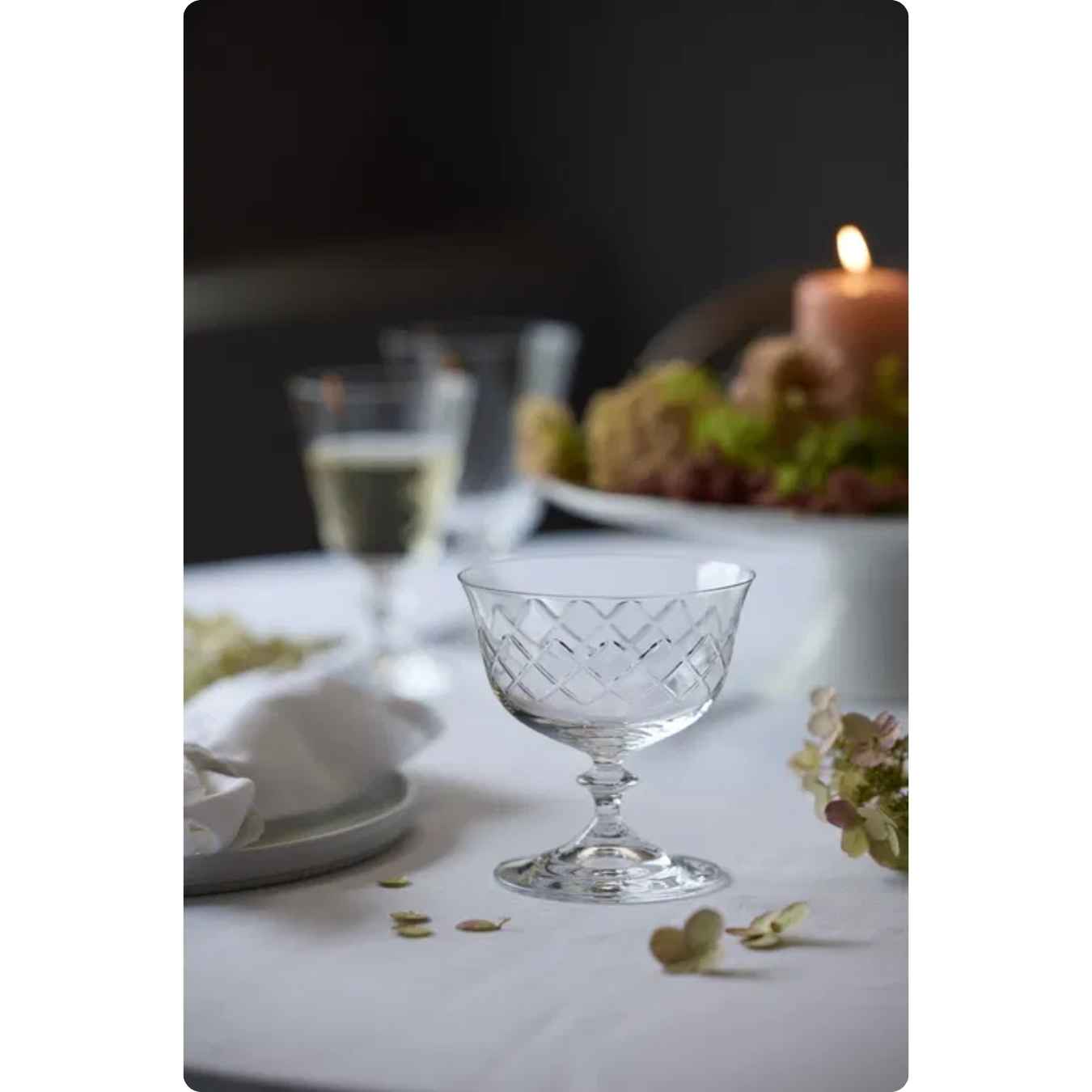 Lyngby Glas Eaton Champagneskål
